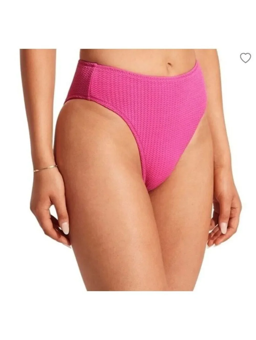 Size M - Lululemon High Rise Pink Swim Bikini Bottom